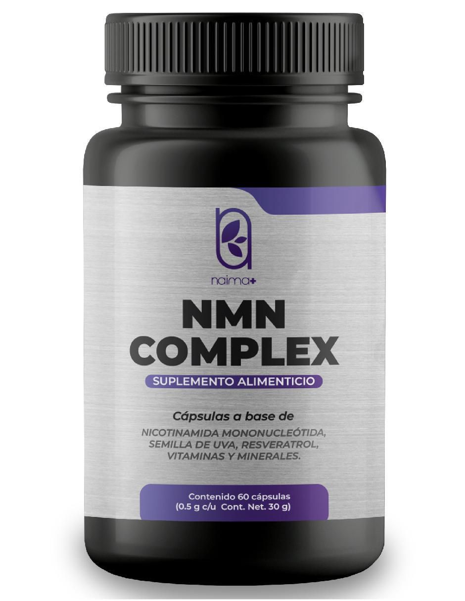 Nmn Complex Naima con nicotinamida mononucleótido de 60 cápsulas Nmn Complex Naima con nicotinamida mononucleótido de 60 cápsulas