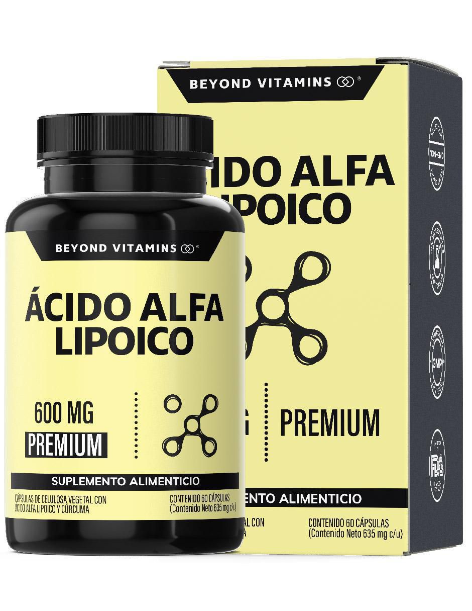 Ácido Alfa Lipóico (ALA) de 60 cápsulas Ácido Alfa Lipóico (ALA) de 60 cápsulas