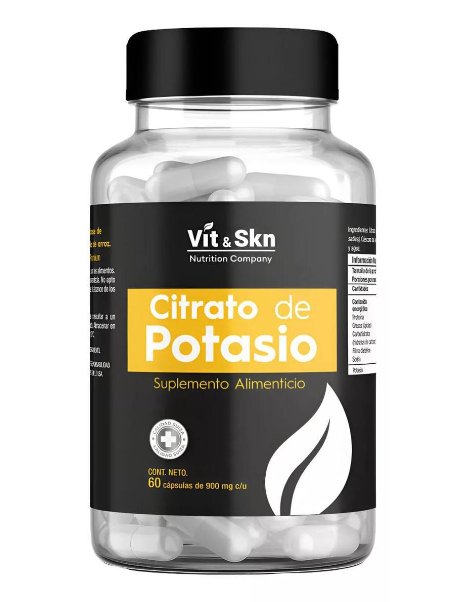 Citrato de Potasio de 60 cápsulas