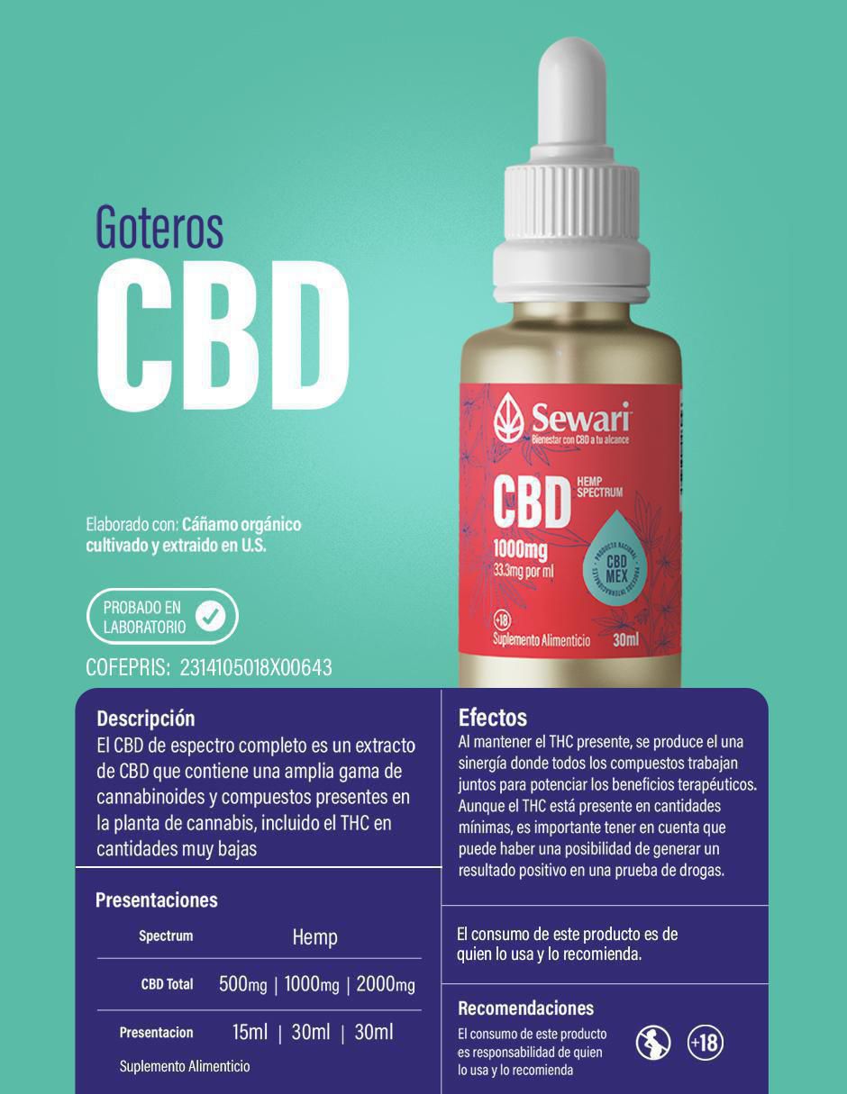 Gotas cbd full spectrum 500 mg sabor coco de 30 g 3