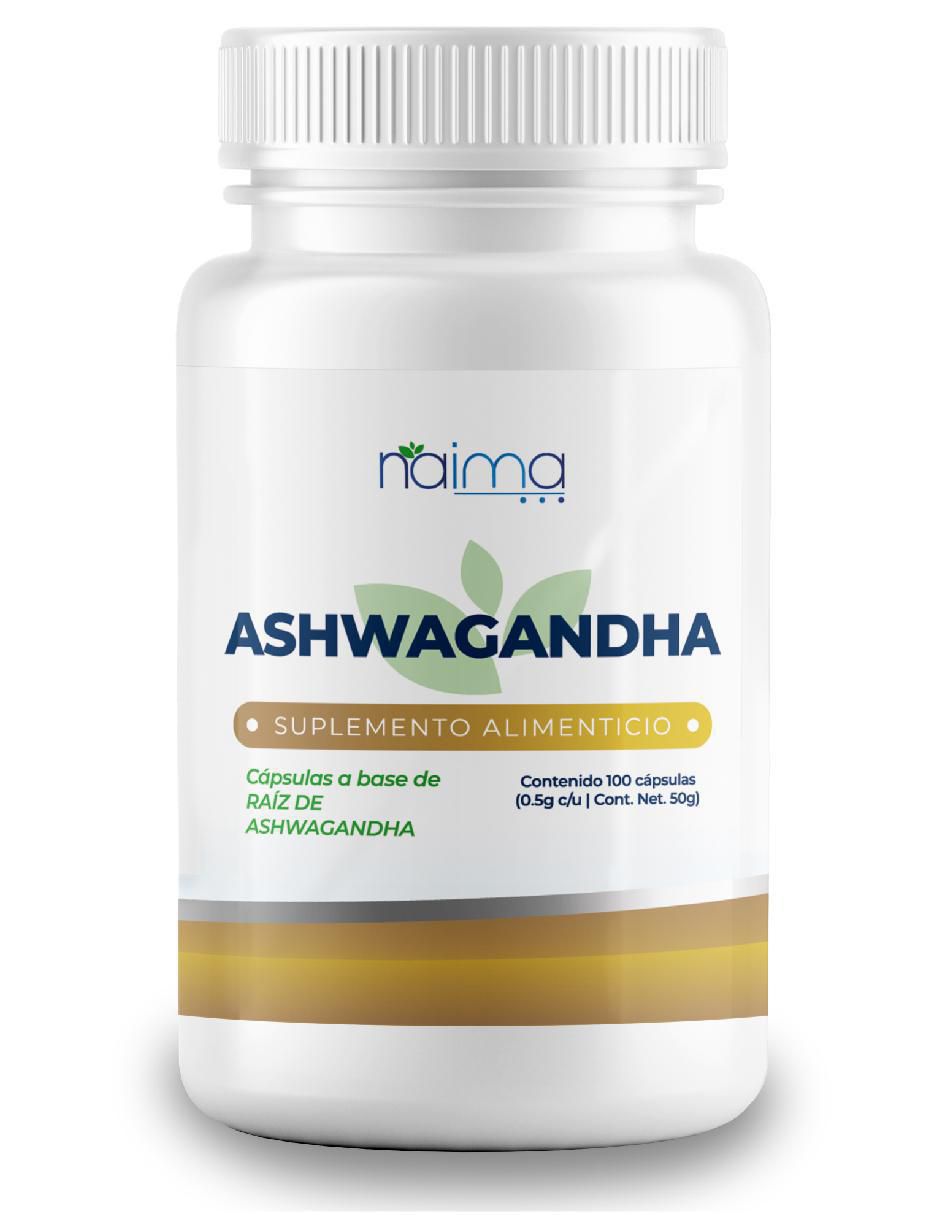 Ashwagandha de 100 cápsulas Ashwagandha de 100 cápsulas