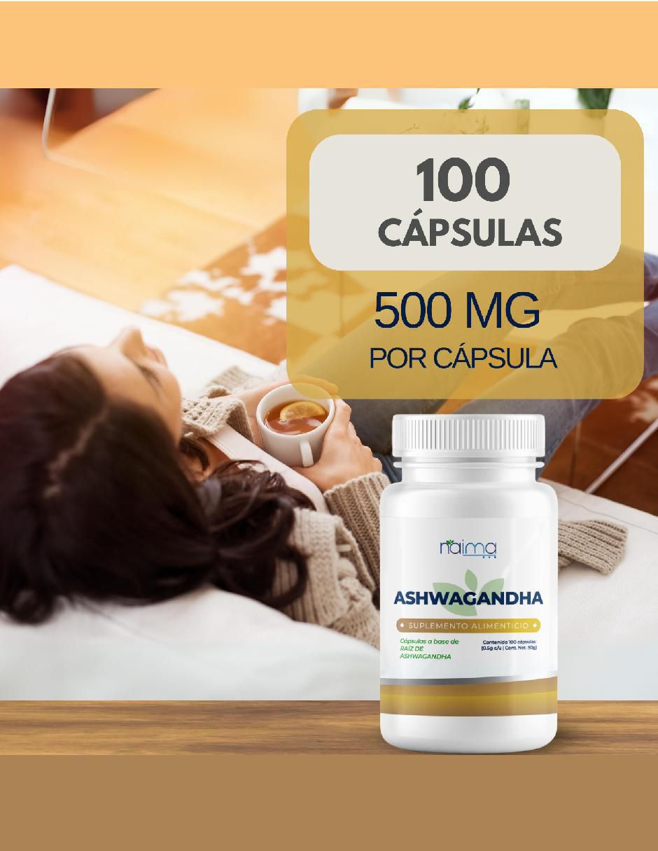 Ashwagandha de 100 cápsulas 4