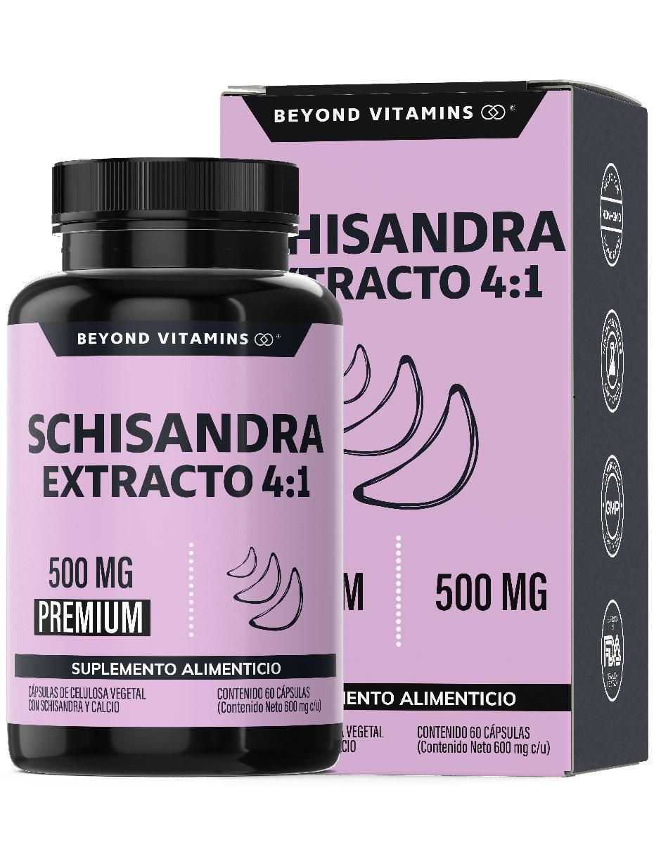 Schisandra Extracto 4:1 de 60 cápsulas