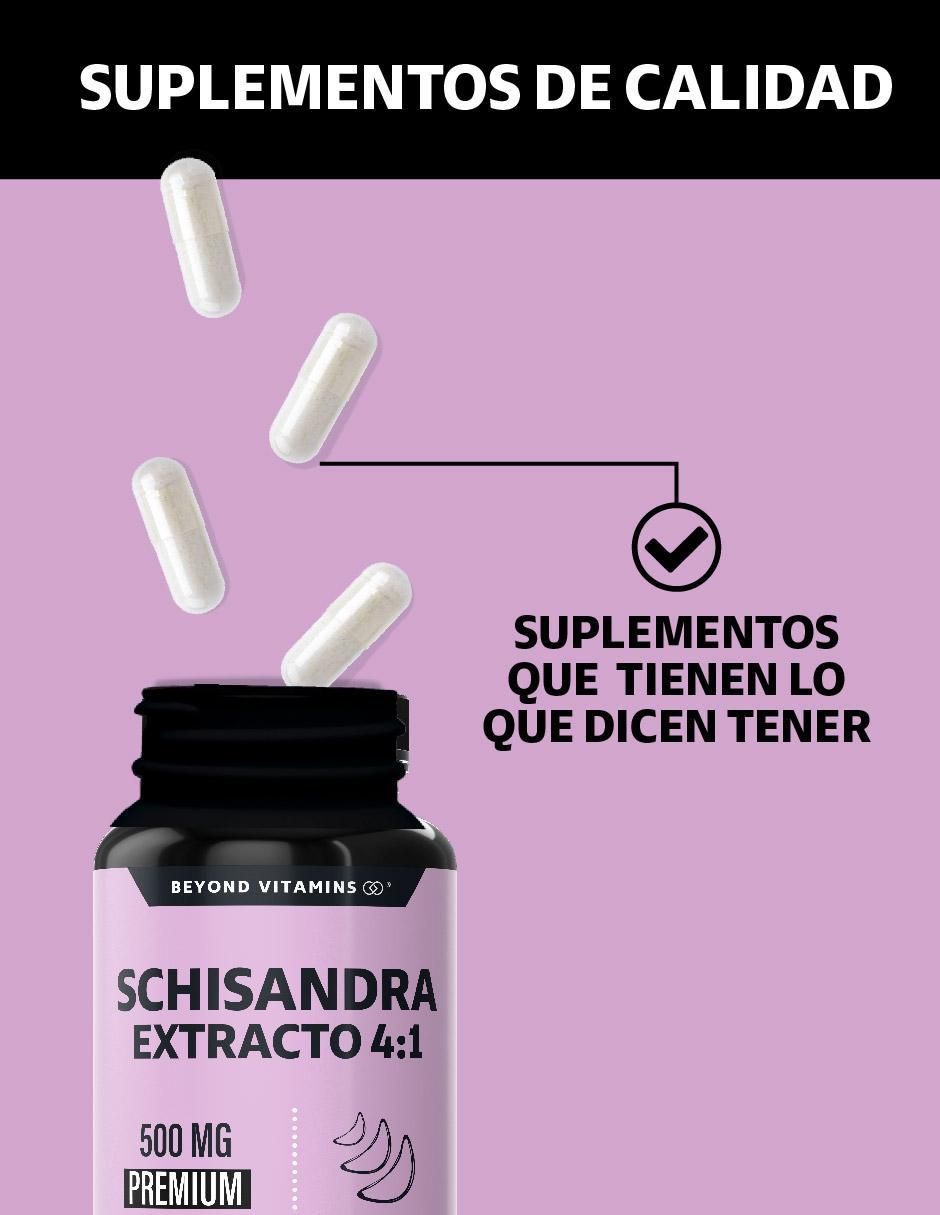 Schisandra Extracto 4:1 de 60 cápsulas 3