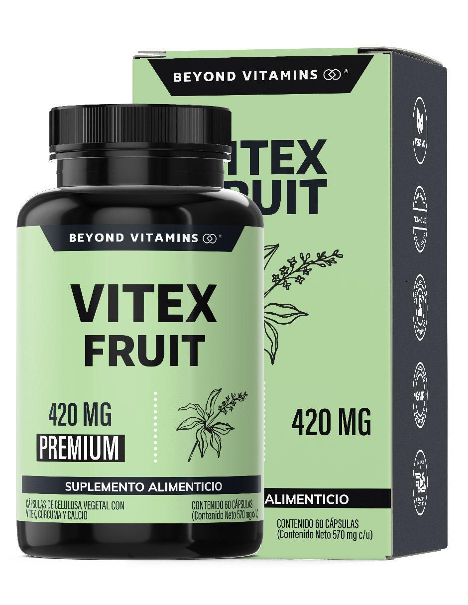 Vitex Fruit Shatavari Raiz de Curcuma de 420 cápsulas
