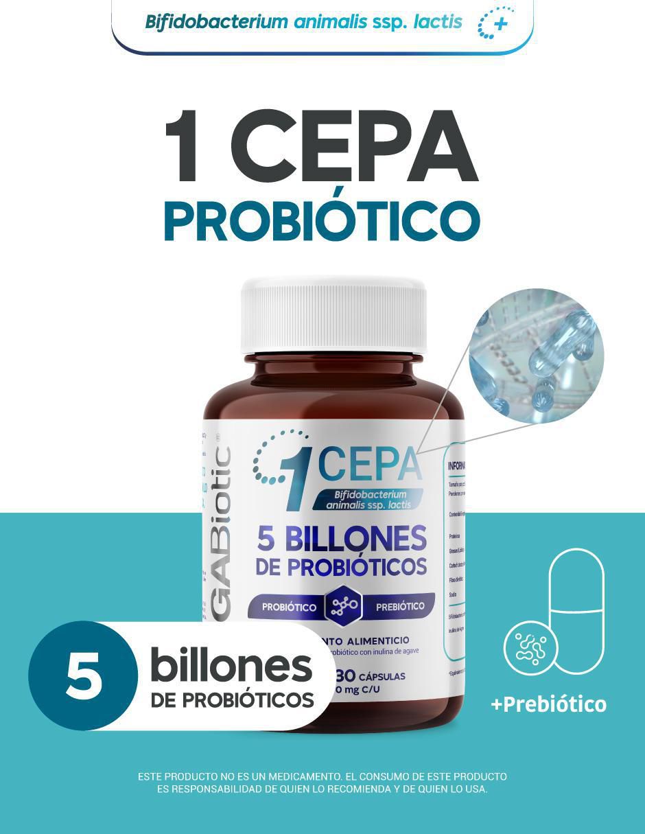 Probióticos 5 Billones Megabiotic con probióticos de 30 cápsulas 2