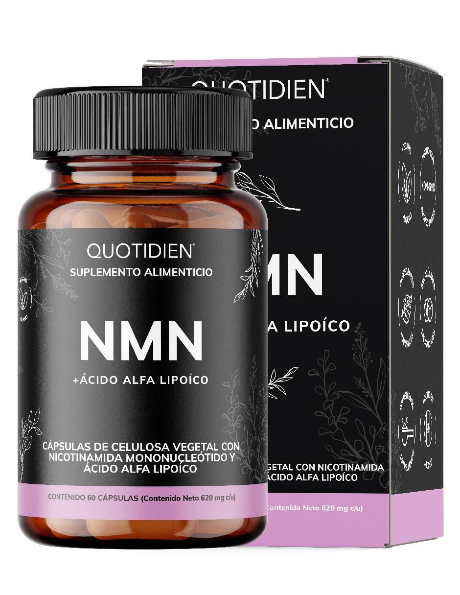NMN Acido Alfa Lipoico Glicinato de Magnesio de 60 cápsulas