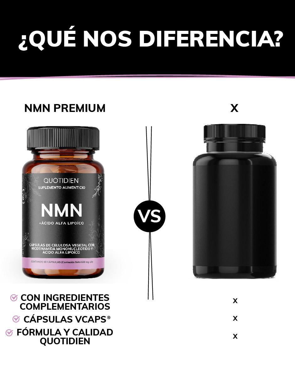 NMN Acido Alfa Lipoico Glicinato de Magnesio de 60 cápsulas 3