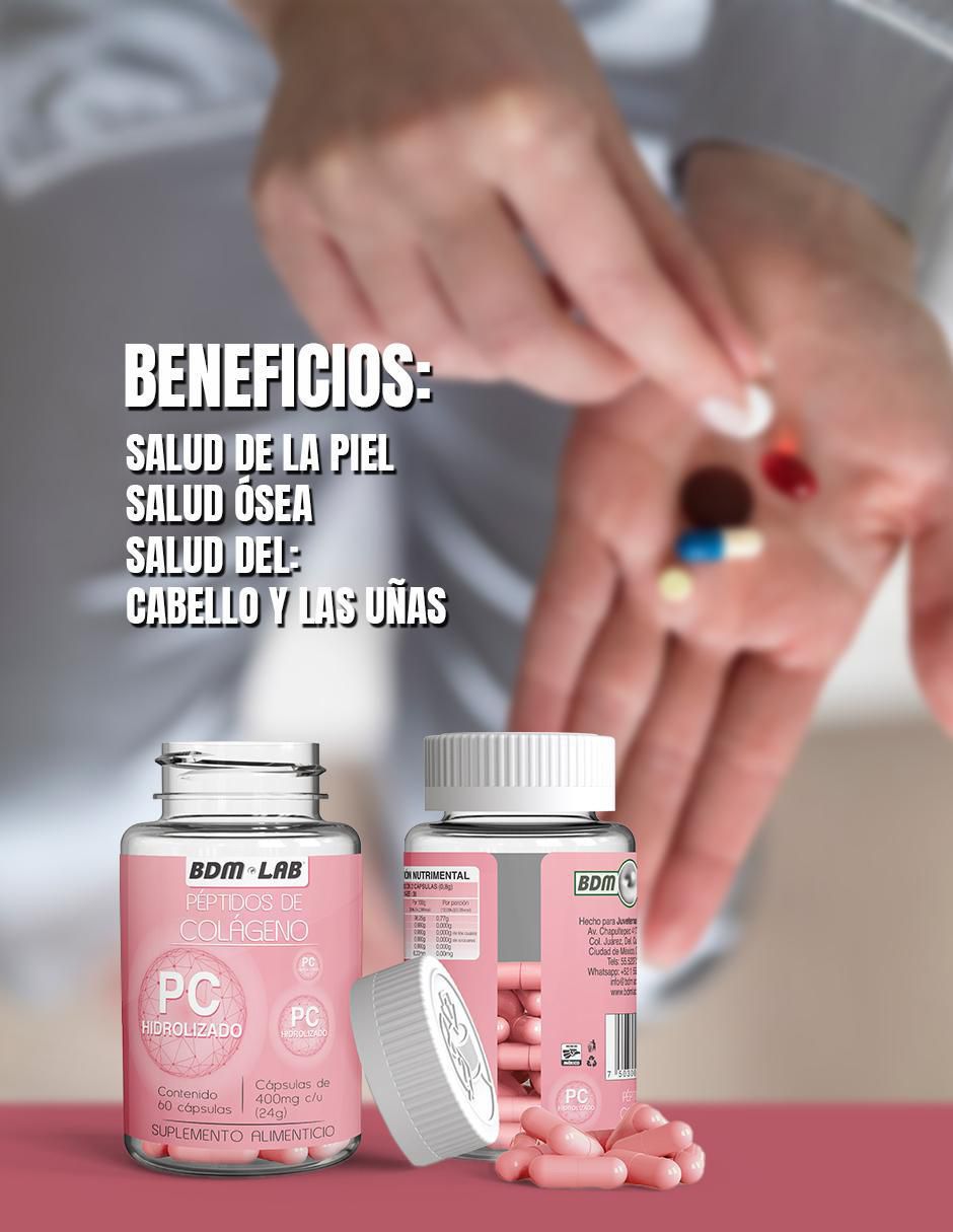 Colágeno Bdm Lab de 60 cápsulas 4