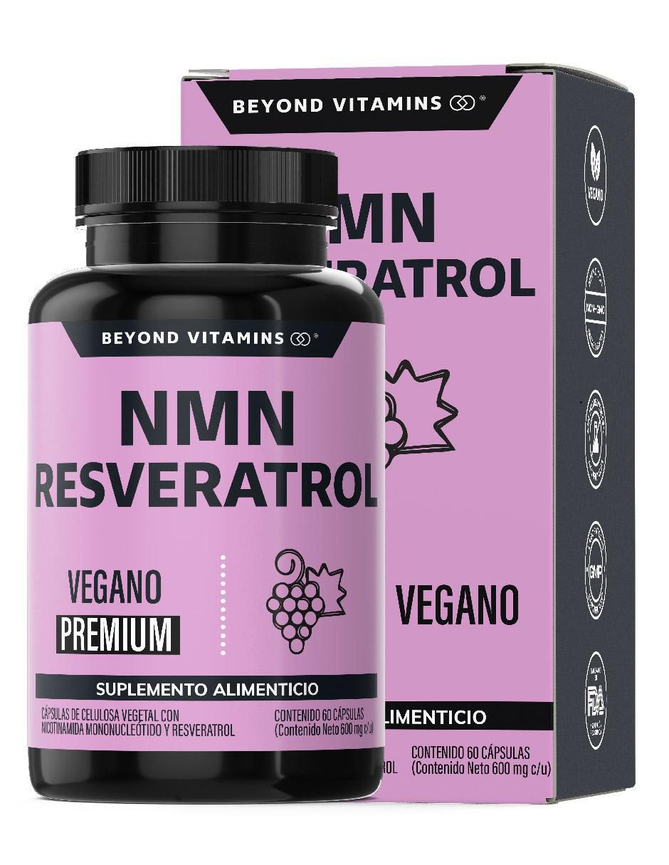 NMN + Resveratrol de 60 cápsulas NMN + Resveratrol de 60 cápsulas