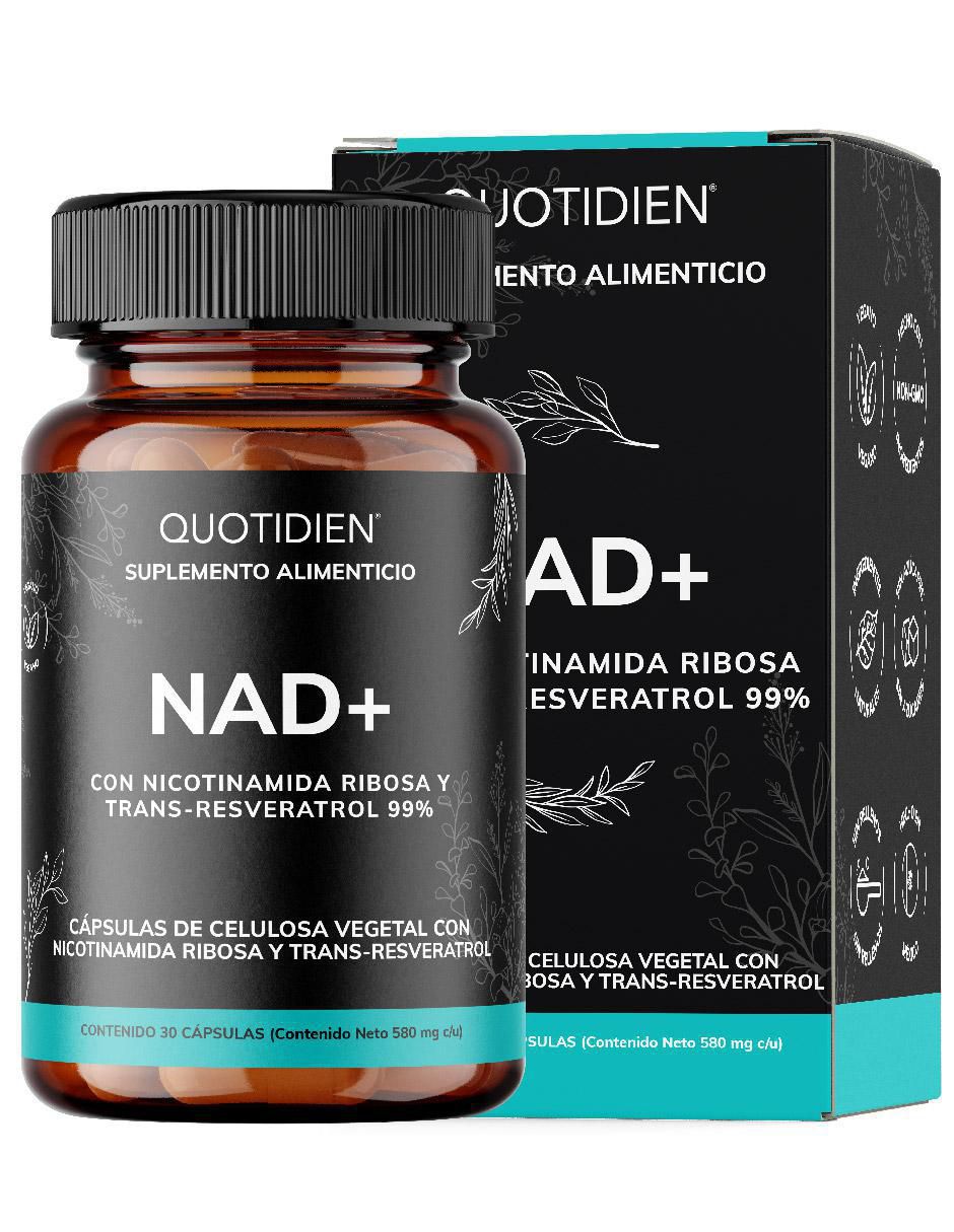 Nicotinamida Ribosa Trans Reveratrol Acido Alfalipoico de 30 cápsulas