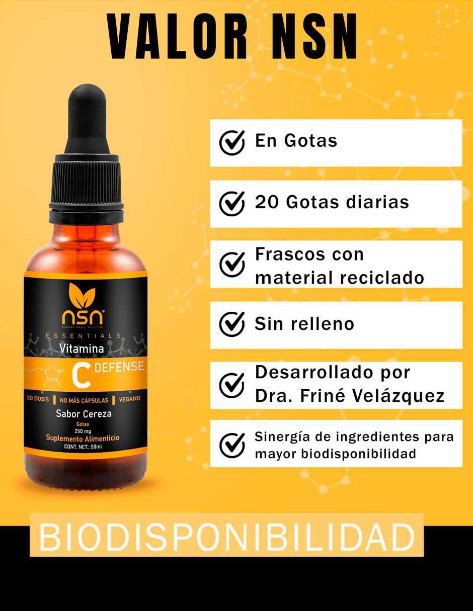 Vitamina C sabor cereza de 50 ml 3