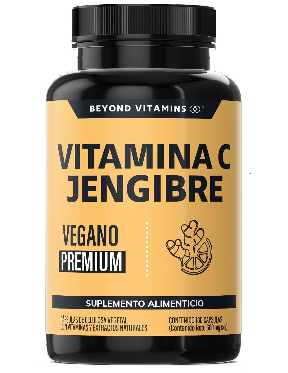 Vitamina C Jengibre Equinácea Ajo Orégano Zinc y Vitamina D3 de 180 cápsulas Vitamina C Jengibre Equinácea Ajo Orégano Zinc y Vitamina D3 de 180 cápsulas