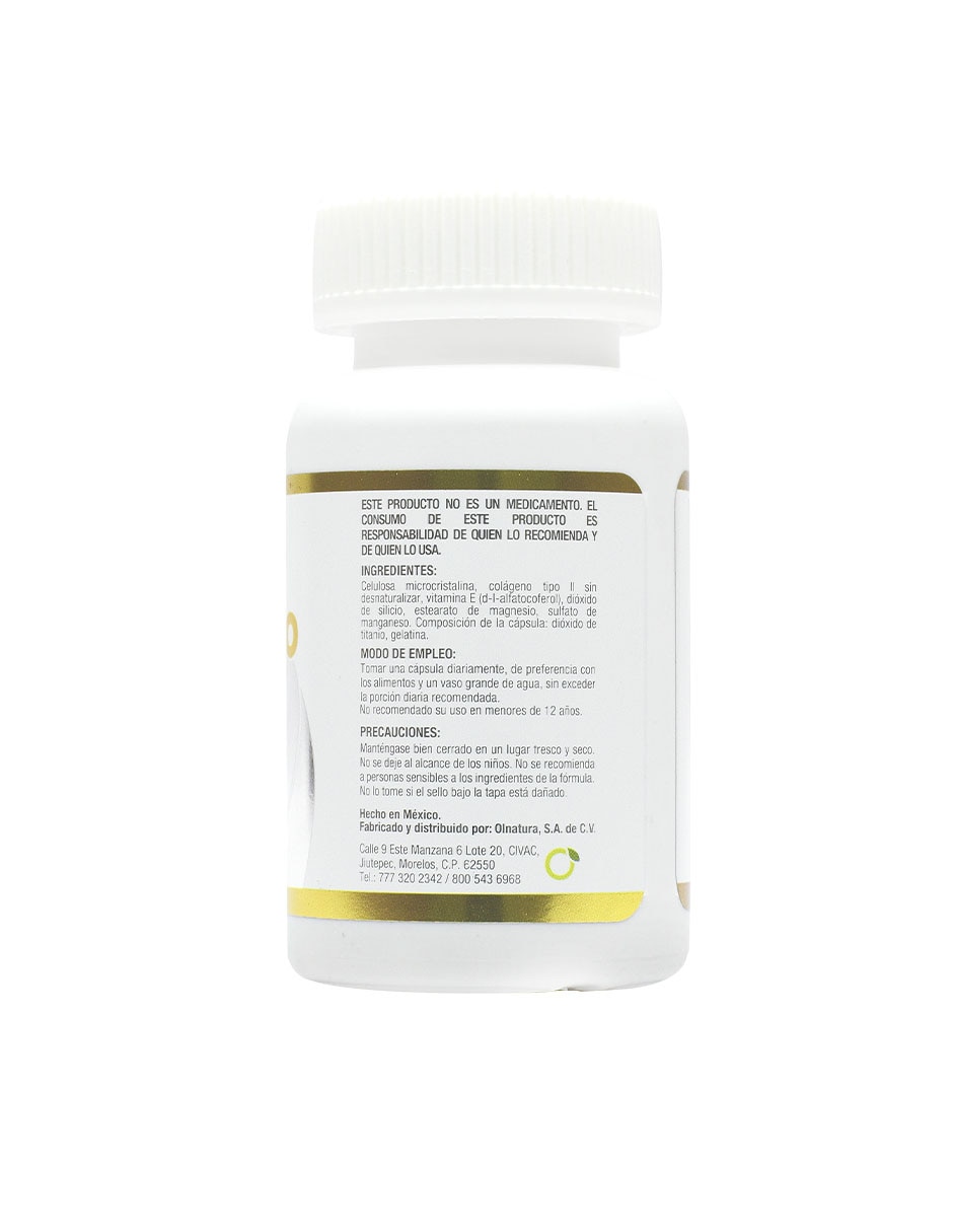 Just Colágeno Tipo 2 + Vitamina E y Manganeso de 30 cápsulas 3