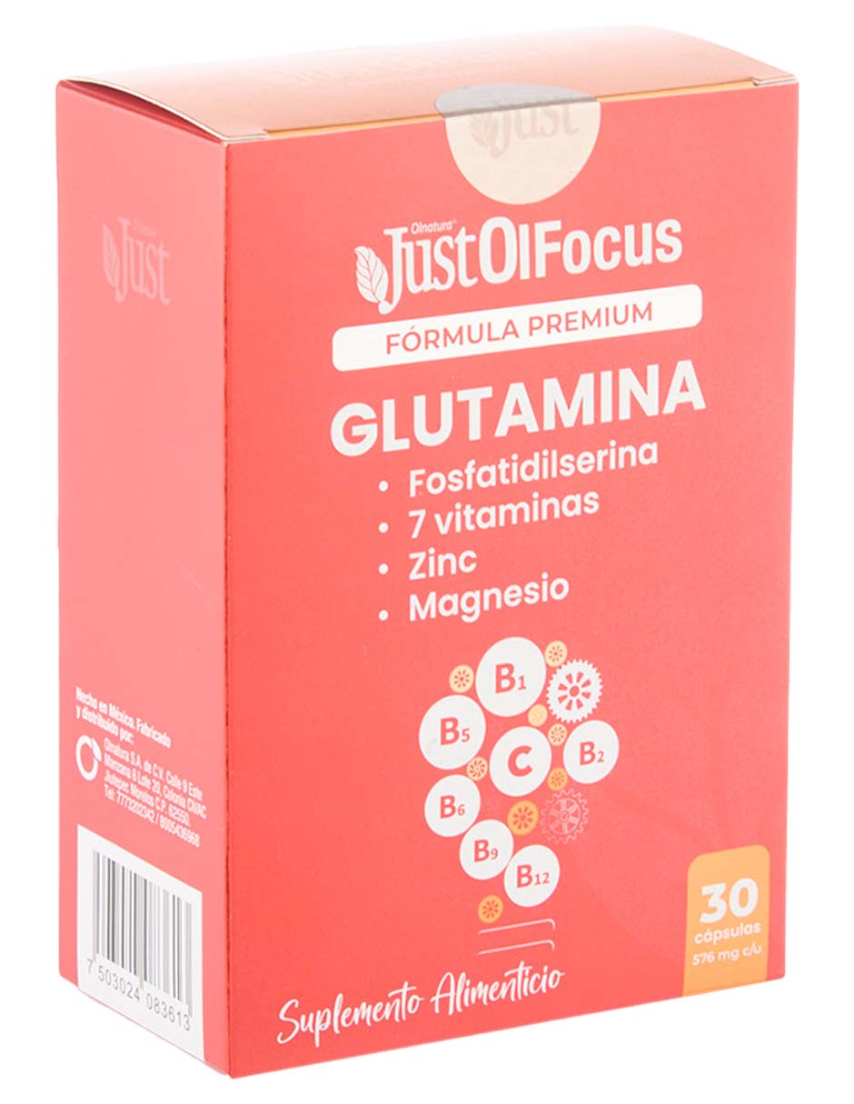 Just Olfocus con l-glutamina de 30 cápsulas 2
