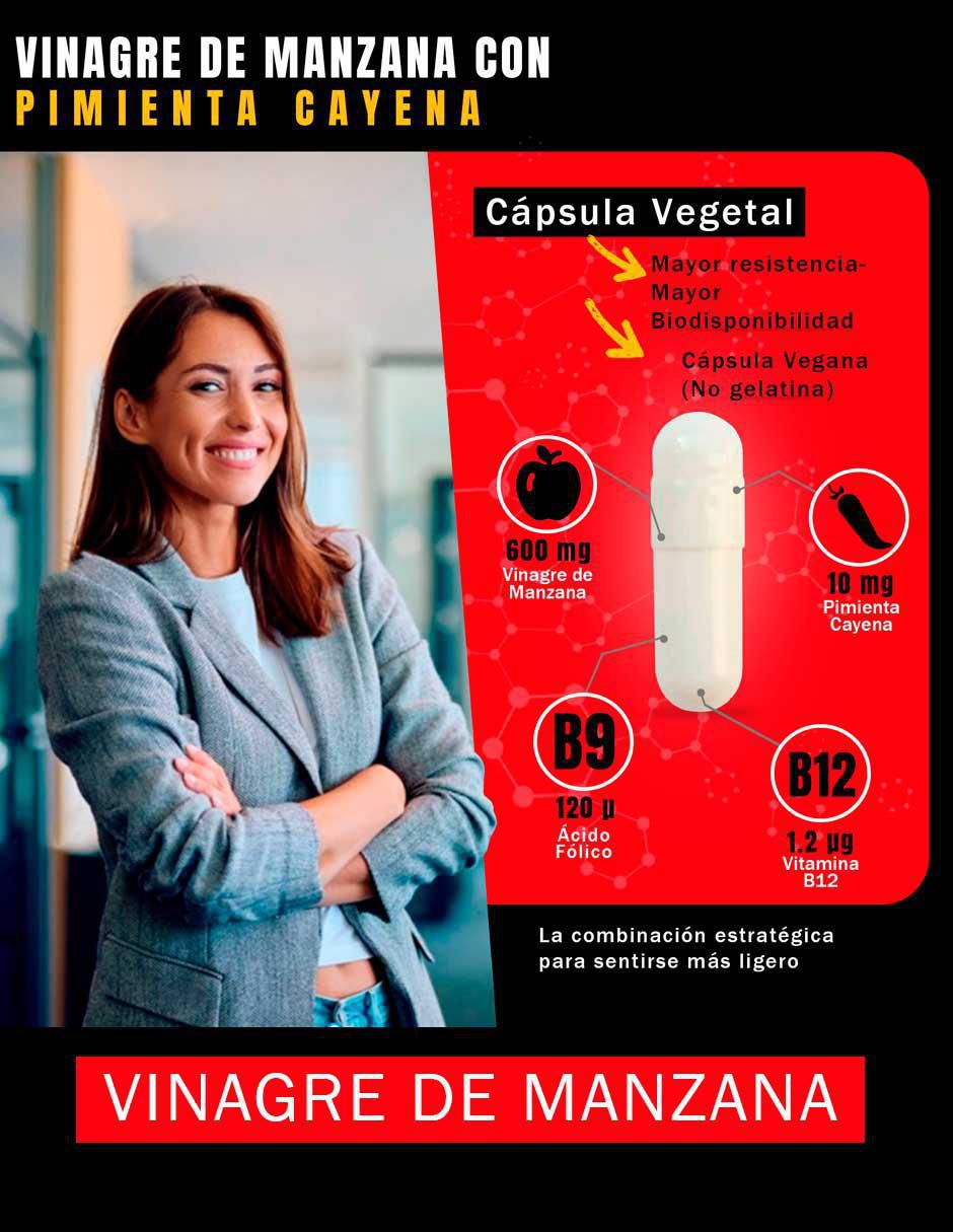 Vinagre de Manzana de 150 cápsulas 2