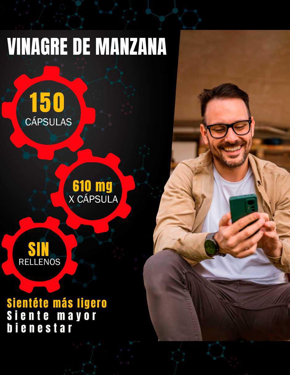 Vinagre de Manzana de 150 cápsulas 5