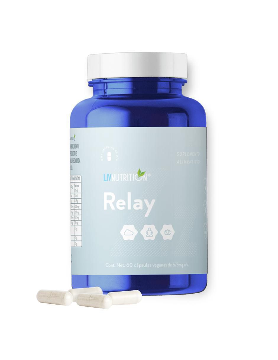 Relay Liv Nutrition con triptófano de 60 cápsulas