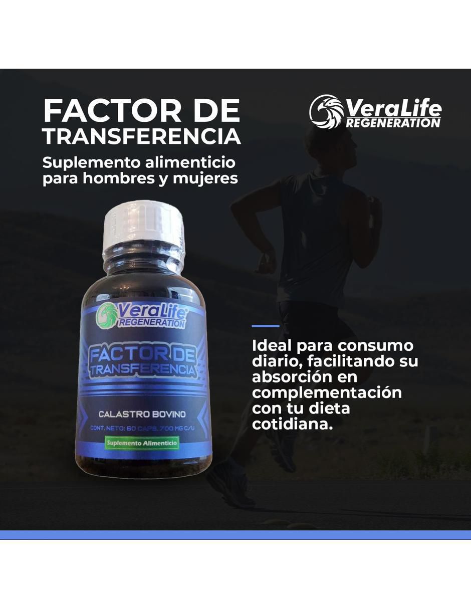 Factor de transferencia con calostro bovino de 60 cápsulas 5
