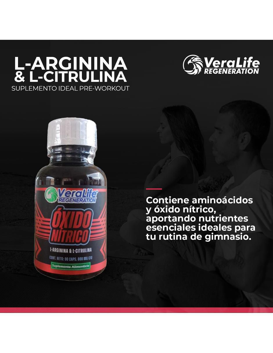 Oxido Nitrico con l-arginina de 90 cápsulas 2