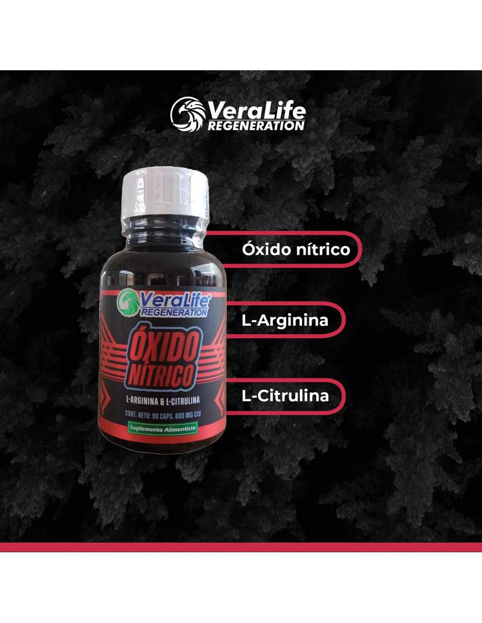 Oxido Nitrico con l-arginina de 90 cápsulas 3