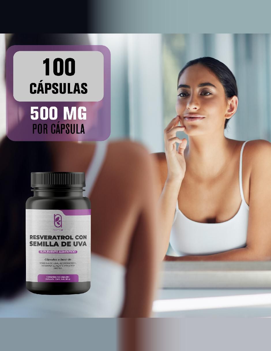 Resveratrol de 100 cápsulas 4