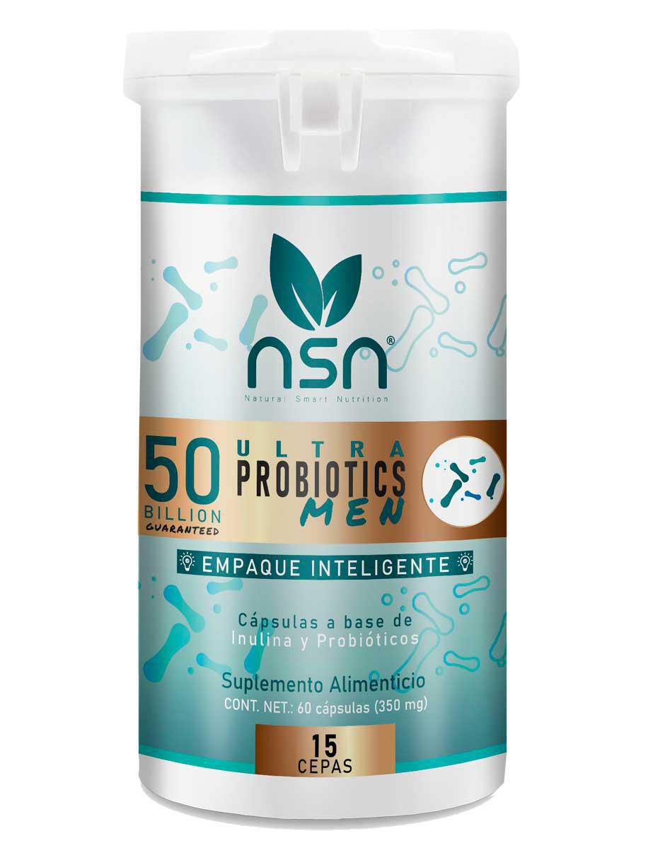 Probióticos para hombre con probióticos 50 billones de ufc de 60 cápsulas Probióticos para hombre con probióticos 50 billones de ufc de 60 cápsulas