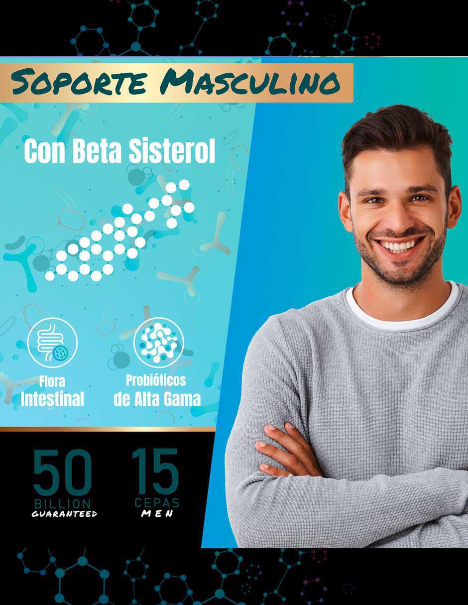 Probióticos para hombre con probióticos 50 billones de ufc de 60 cápsulas 3