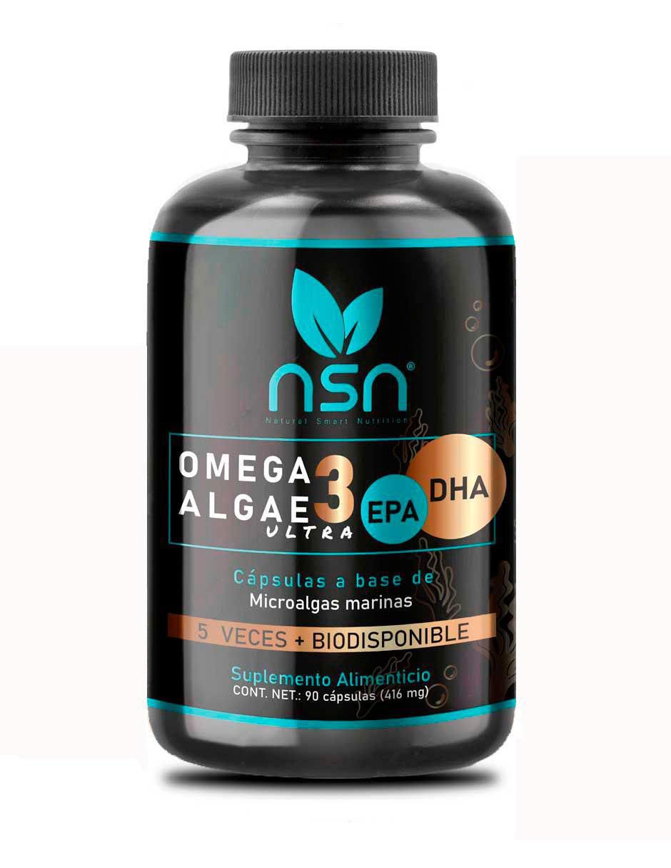 Omega Algae 3 con omega 3, epa y dha de 90 cápsulas