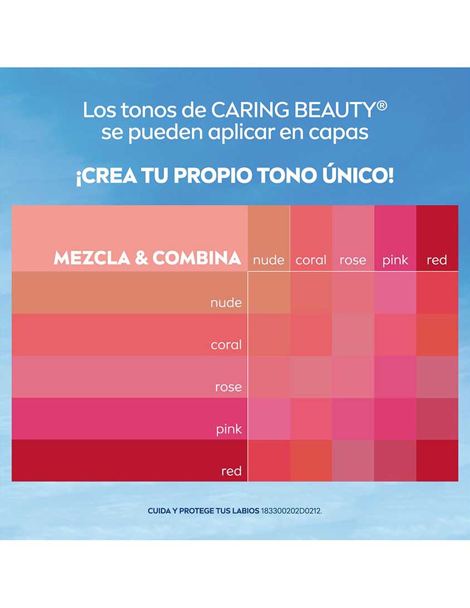 Bálsamo facial Caring Beauty Lip & Cheek Coral para hidratar 8
