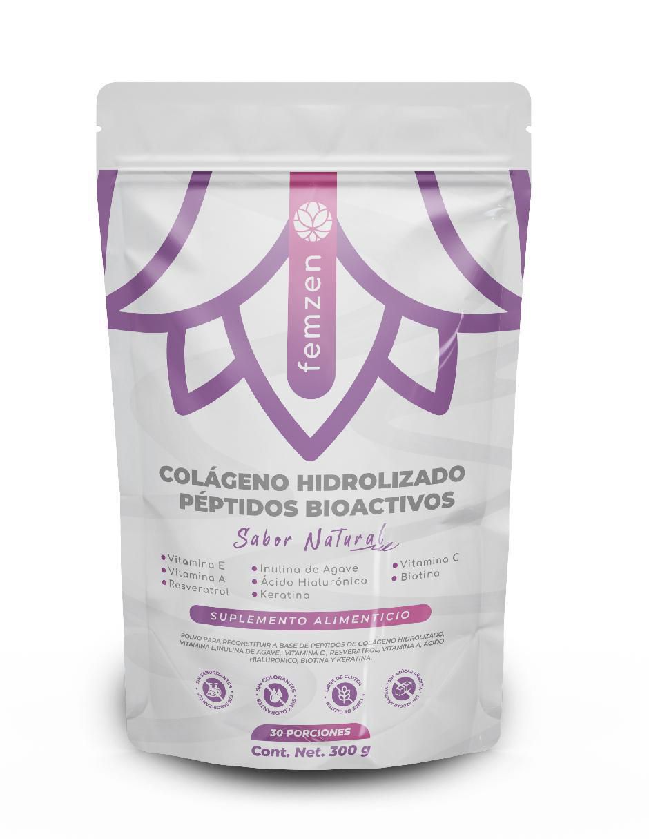 Colágeno Hidrolizado Péptidos Bioactivos sabor natural de 300 g