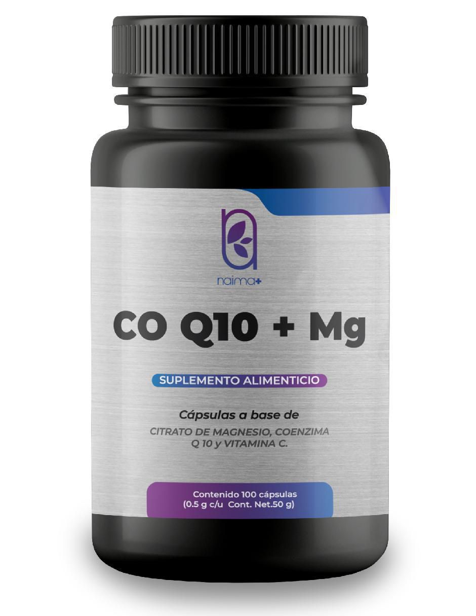 Coenzima Q 10 Con Citrato De Magnesio Y Vitamina C Naima con coenzima Q10 de 100 cápsulas