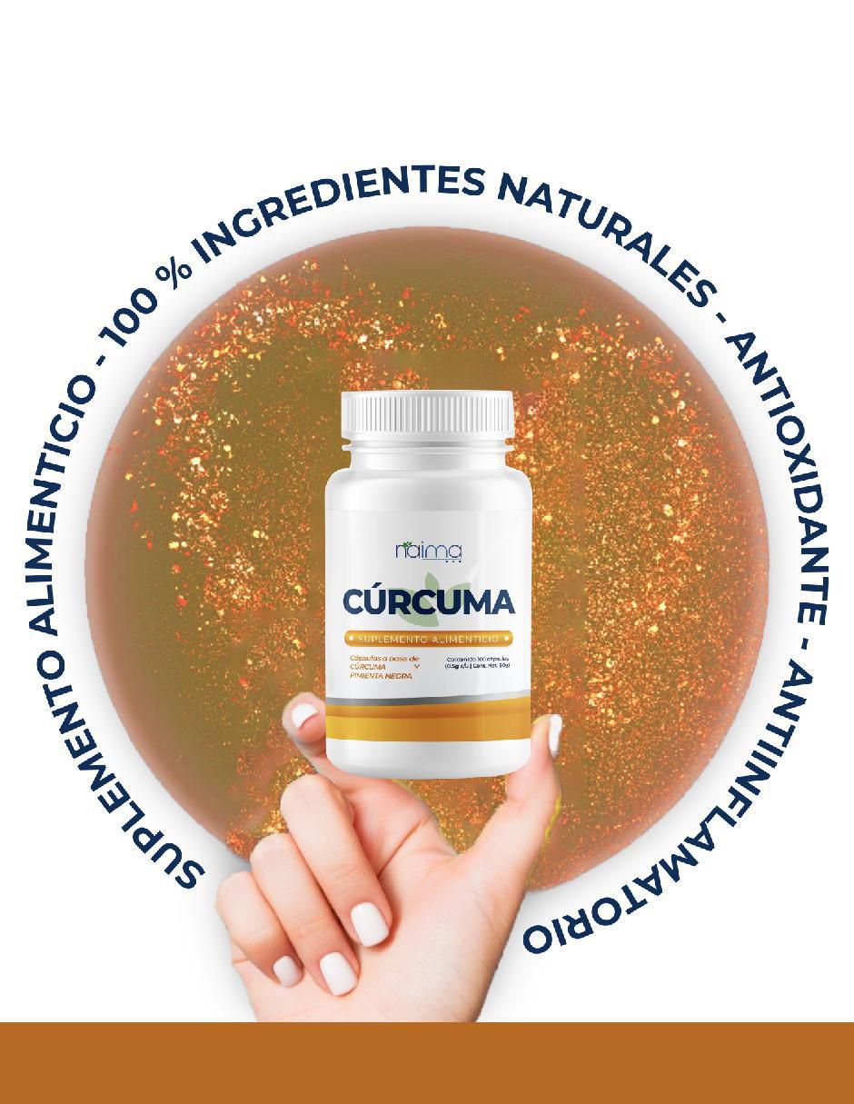 Cúrcuma con Pimienta Negra de 100 cápsulas 7