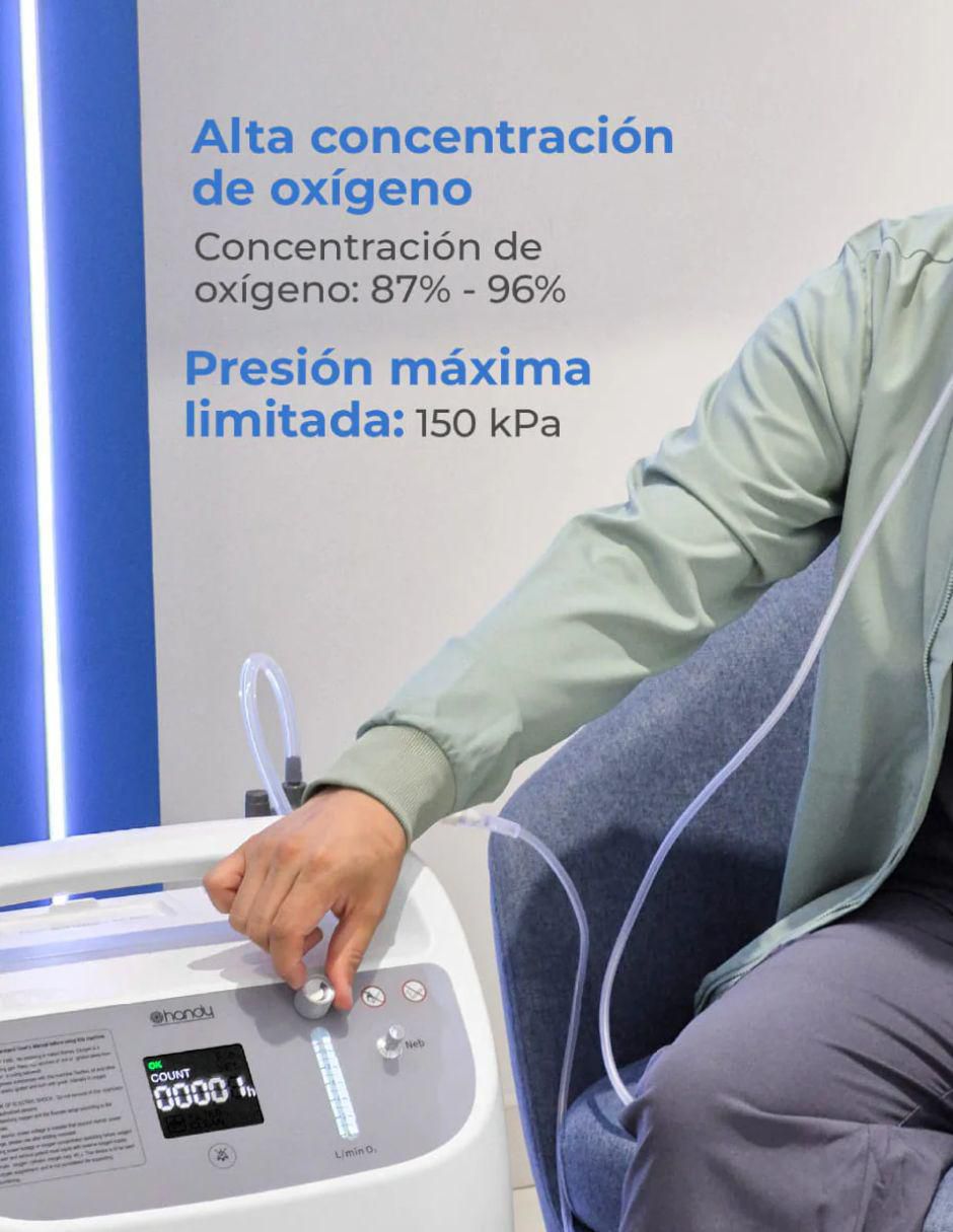Concentrador de oxígeno OLV-10F 4
