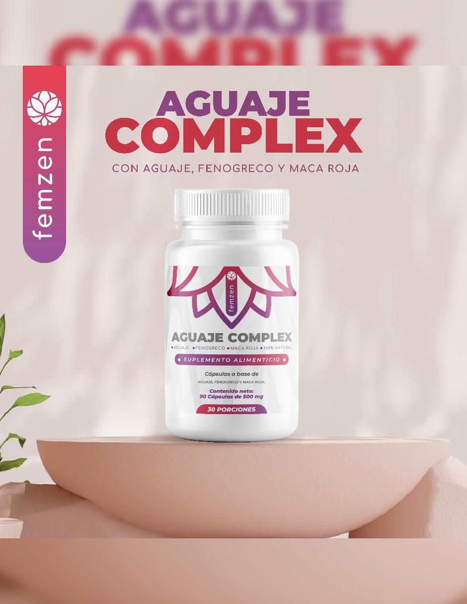 Aguaje Complex con Femzen con fenogreco y aguaje de 90 cápsulas 3