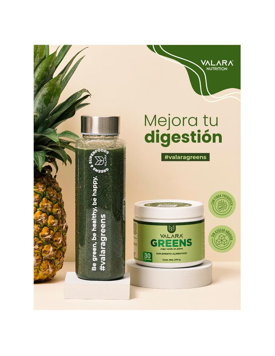 Jugo verde en polvo con probióticos sabor original de 270 g 2