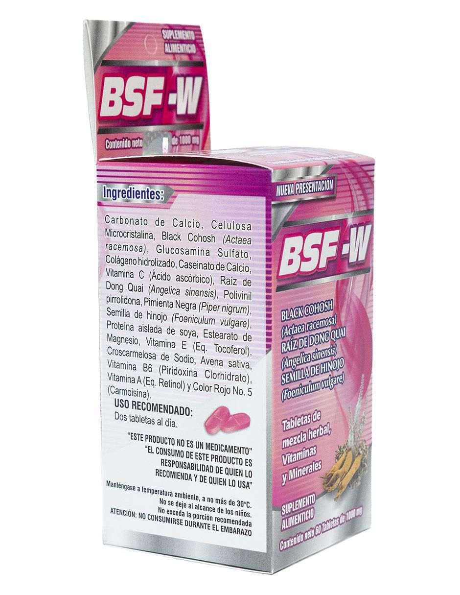 -W Bsf con glucosamina de 60 tabletas 2