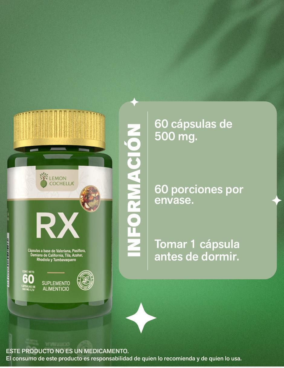 RX con pasiflora de 60 cápsulas 5