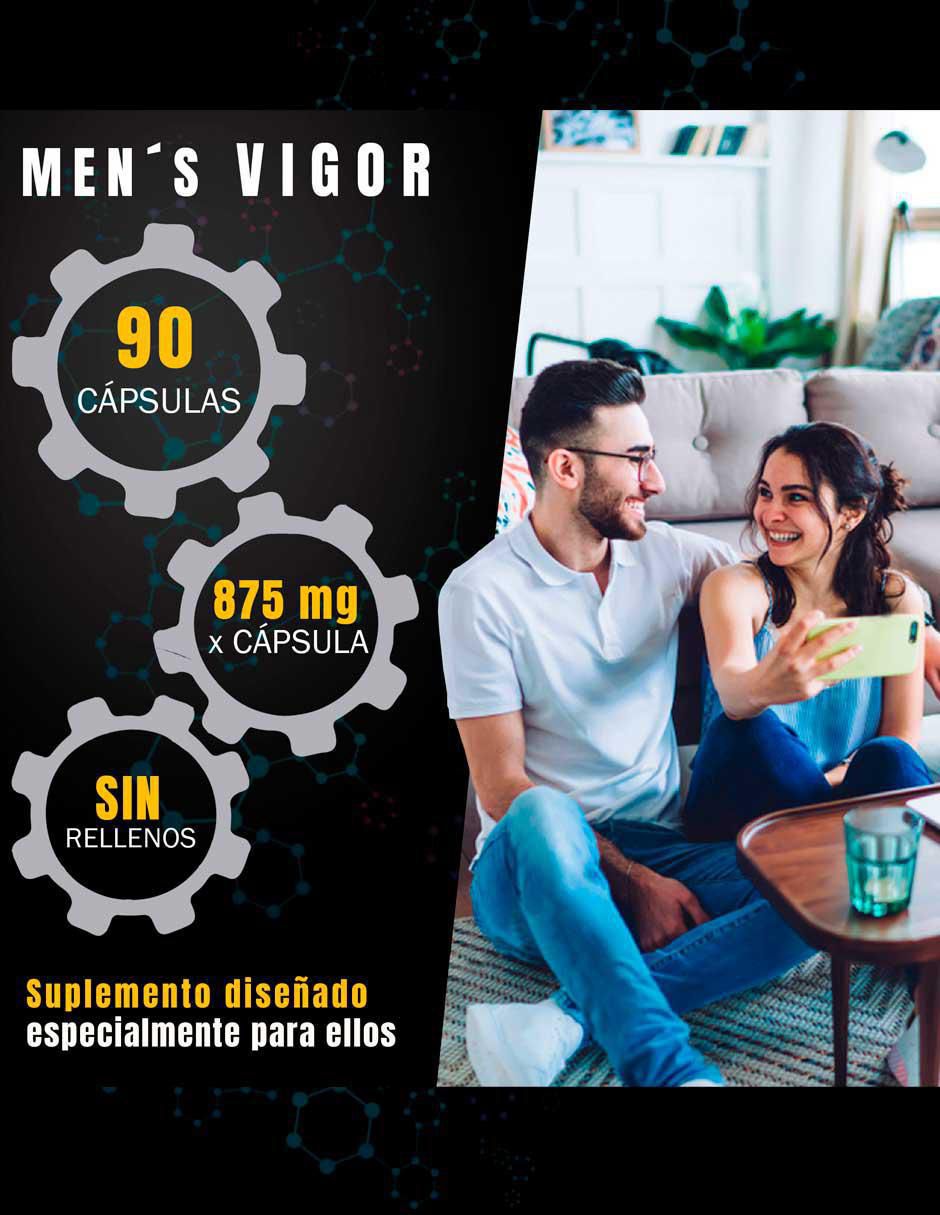 Mens Vigor con fenogreco, maca negra y tribulus de 90 cápsulas 6