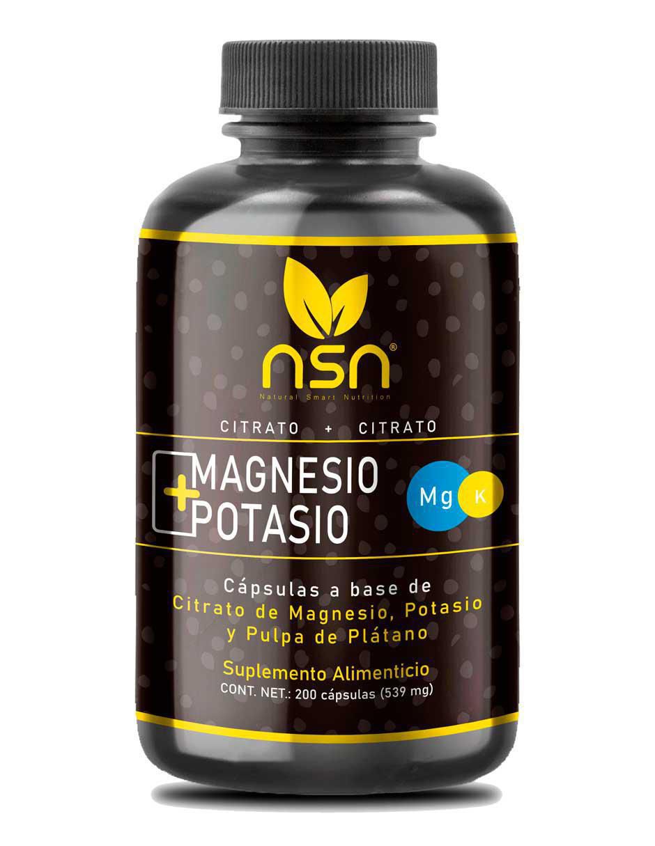 Citrato de Magnesio y Potasio de 200 cápsulas Citrato de Magnesio y Potasio de 200 cápsulas