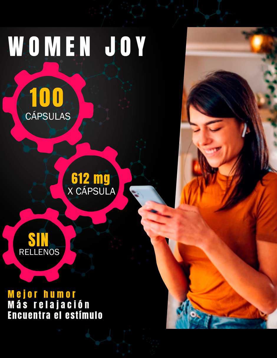 Women Joy con fenogreco, damiana y maca negra de 100 cápsulas 6