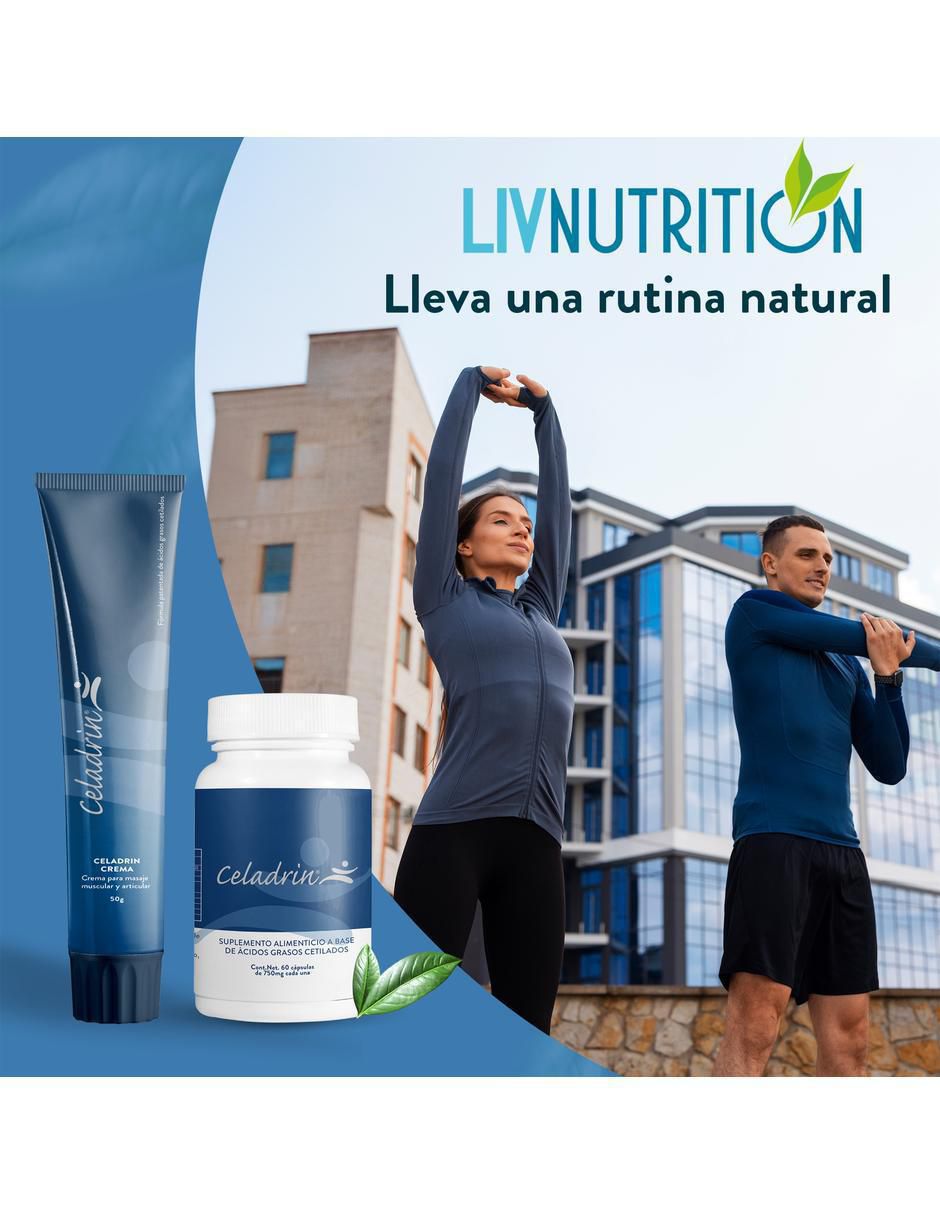 Celadrin Liv Nutrition con vitaminas y minerales de 90 cápsulas