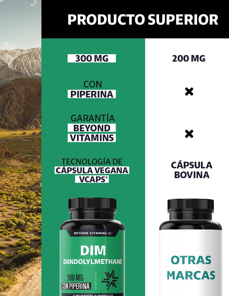 Diindolilmetano Avanzado Con Piperina de 60 cápsulas 4