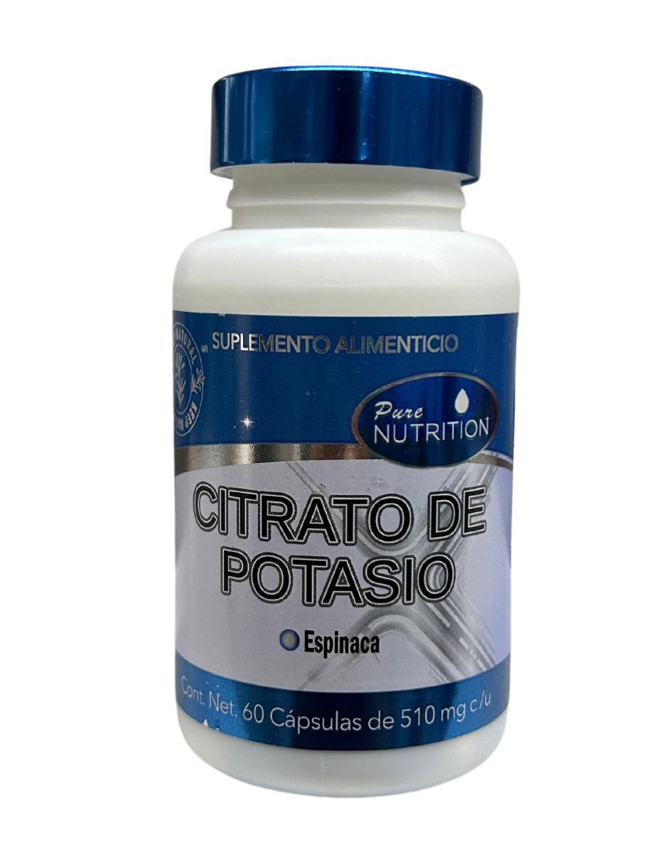 Citrato de Potasio de 60 cápsulas