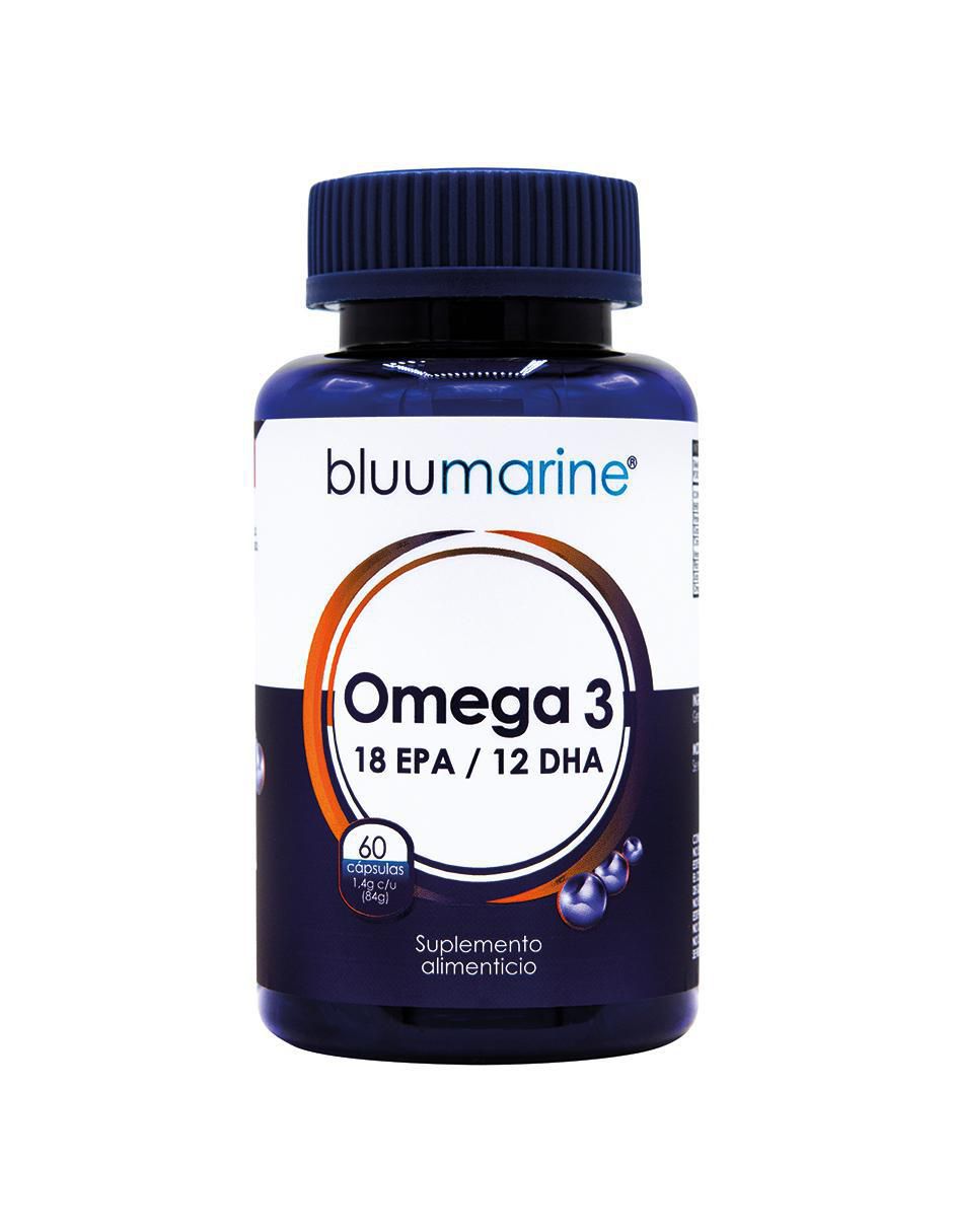 Omega 3 18 EPA 12 DHA con vitamina e de 60 cápsulas Omega 3 18 EPA 12 DHA con vitamina e de 60 cápsulas
