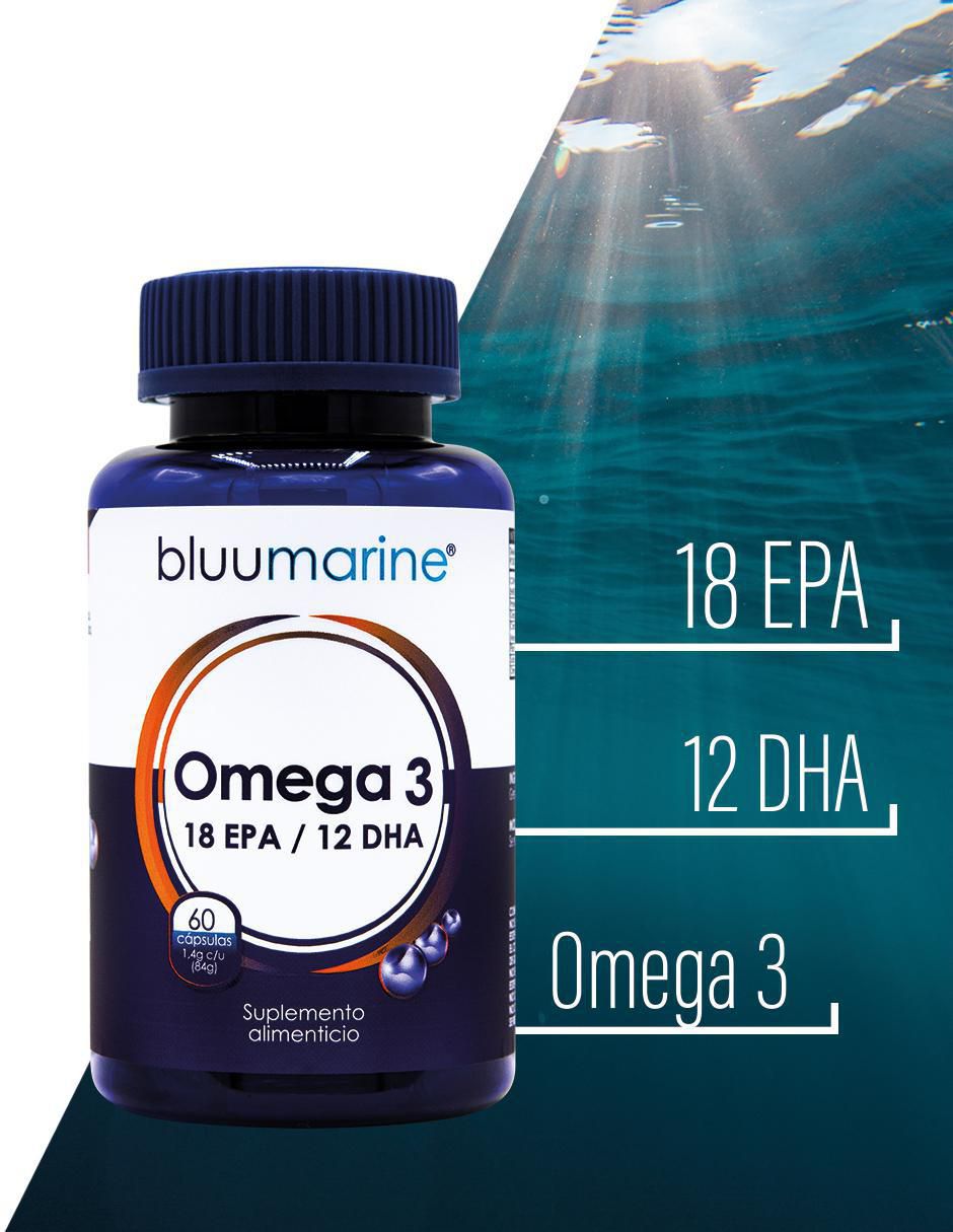 Omega 3 18 EPA 12 DHA con vitamina e de 60 cápsulas 2
