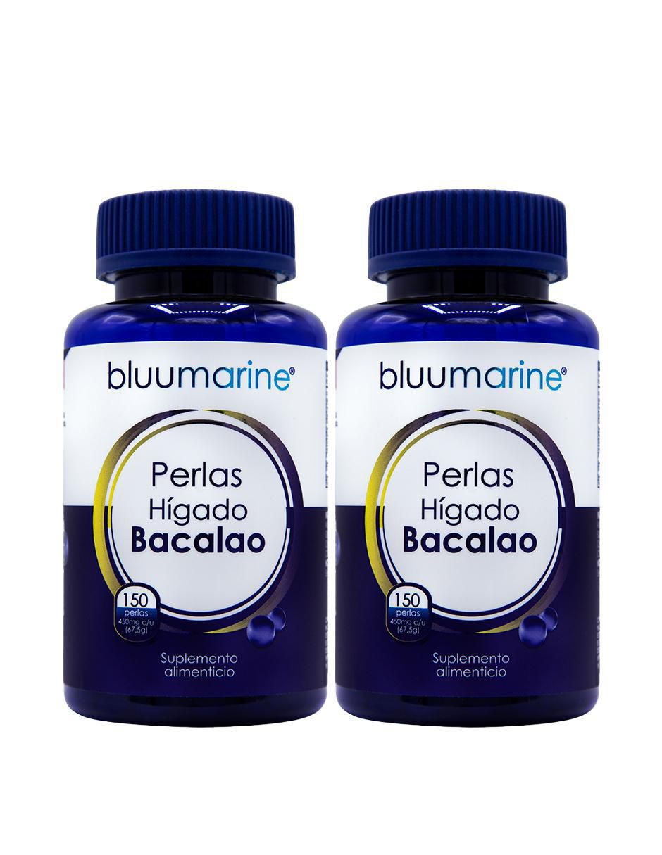 Perlas de Hígado de Bacalao con aceite de salmón, aceite de anchoa, aceite de mackerel, dha y epa de 150 cápsulas