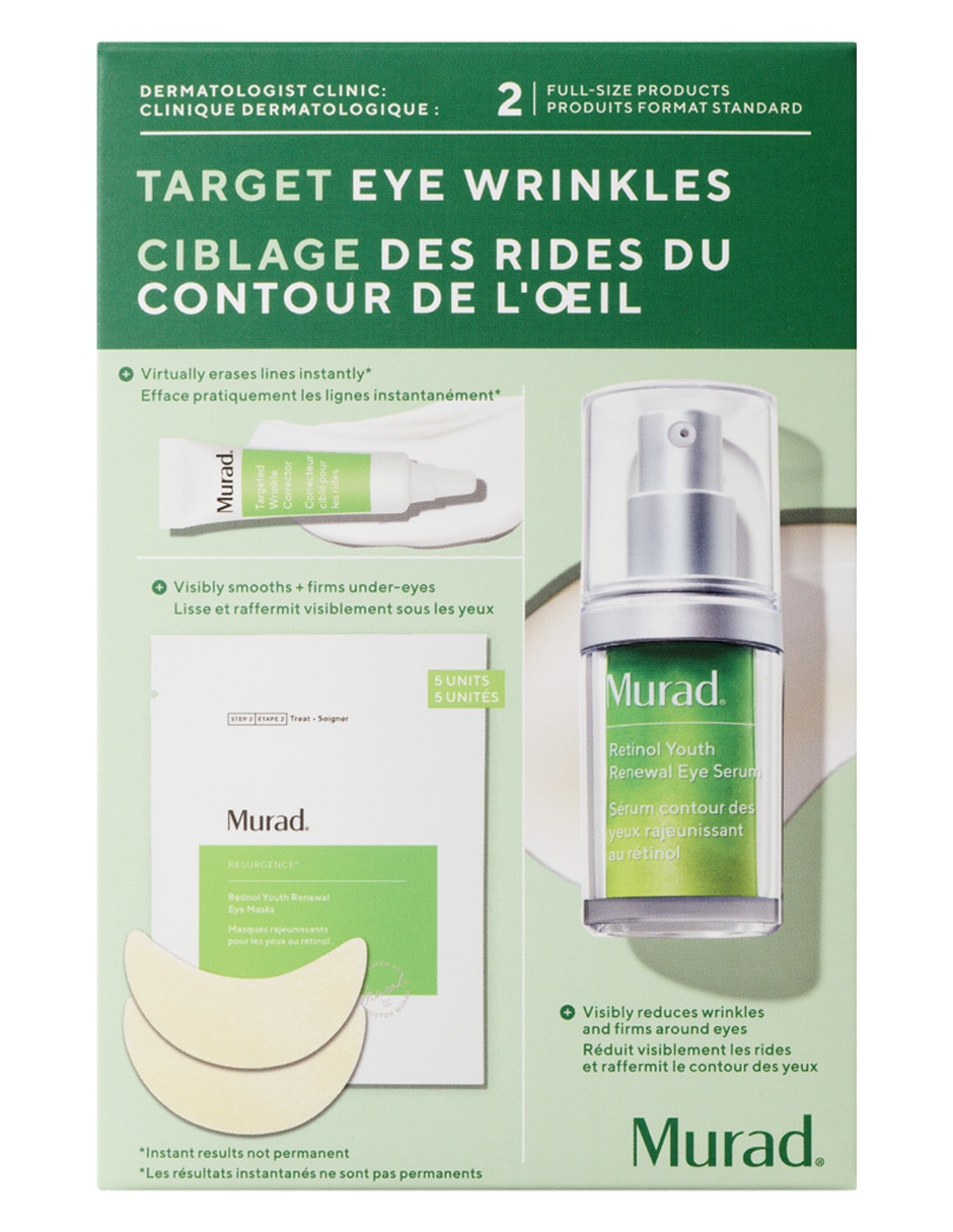 Tratamiento para contorno de ojos Target Eye Wrinkles antiedad Resurgence 4