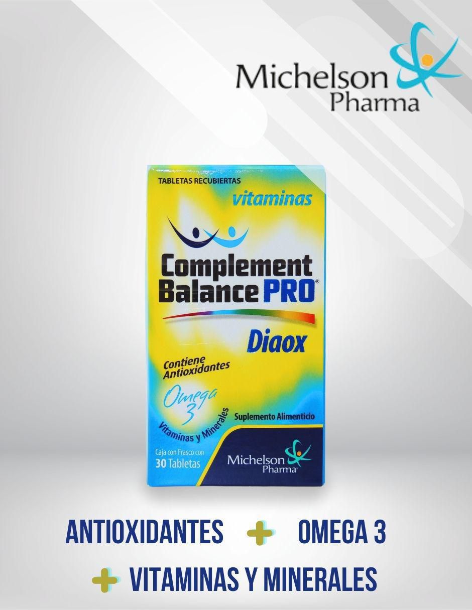 Complement Balance PRO Diaox con omega 3 de 30 tabletas 4