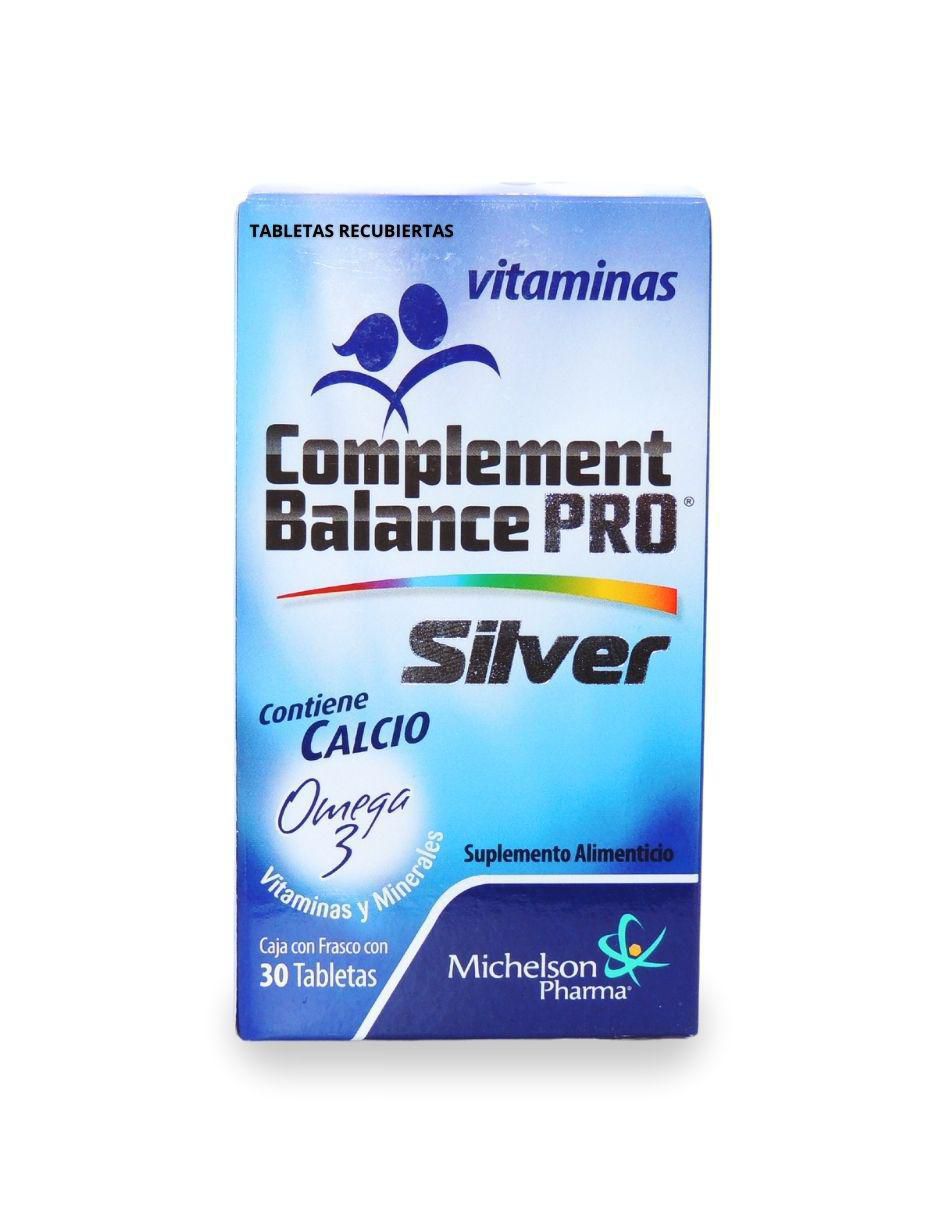 Complement Balance PRO Silver con omega 3 de 30 tabletas 2